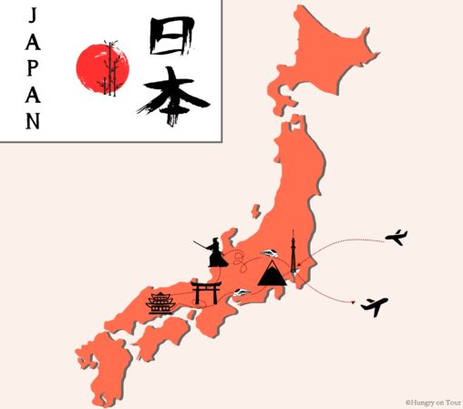 Japan Tour Map